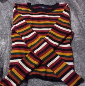 Forever21 striped cropped sweater!
